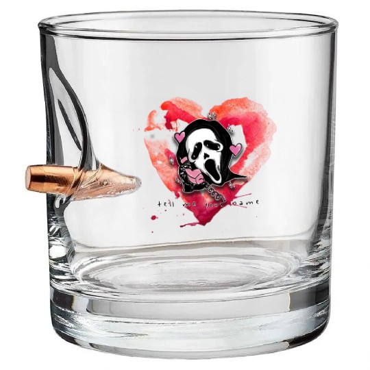 horror valentine | tell me your name Bullet Whiskey Glasses