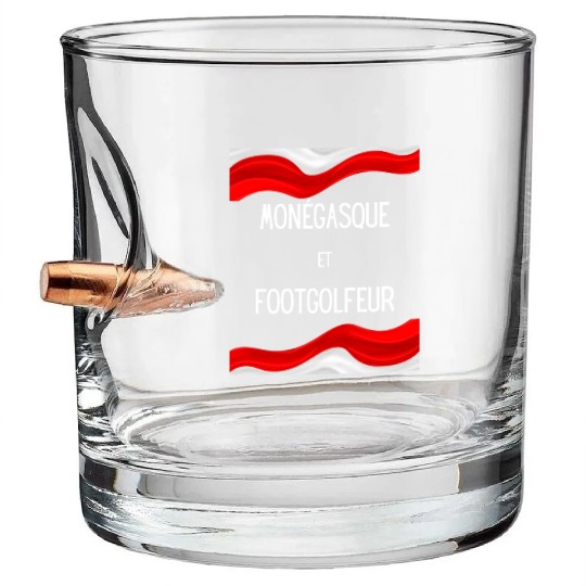 Monegasque et footgolfeur Bullet Whiskey Glasses