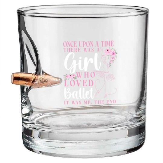 Ballet Dancer Dance Girl Ballerina Bullet Whiskey Glasses