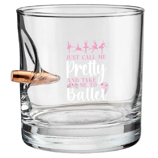 Ballet Dancer Dance Girl Ballerina Bullet Whiskey Glasses