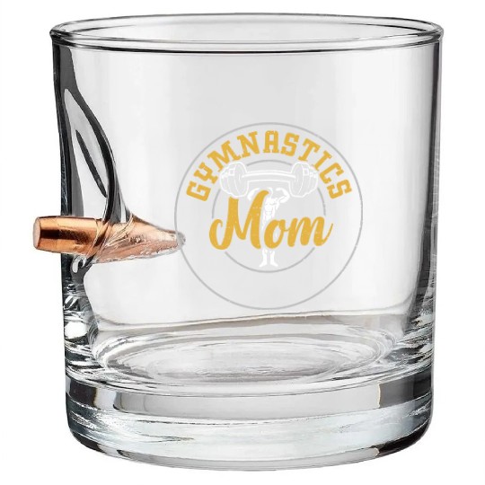 Gymnastics Mom - Gym Bullet Whiskey Glasses