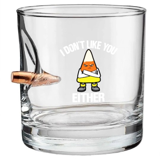 candy corn Funny Bullet Whiskey Glasses