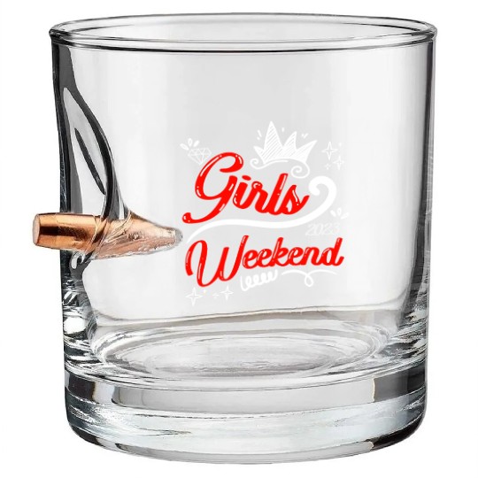 Girls Weekend Vacation Girls Trip Spring Break Bullet Whiskey Glasses