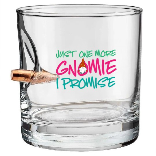 Gnomes - Gnome Collecting - Gnome Collector Bullet Whiskey Glasses