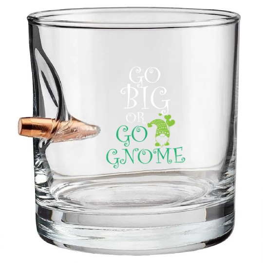 Gnomes - Gnome Collecting - Gnome Collector Bullet Whiskey Glasses