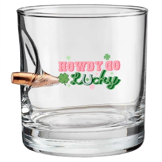 Howdy Lucky Charm Bullet Whiskey Glasses