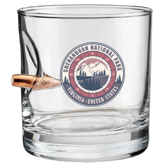 Shenandoah National Park Virginia US Hiking Bullet Whiskey Glasses