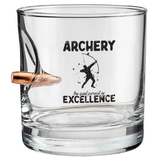 Archery, the quiet pursuit of excellence - Archery Bullet Whiskey Glasses