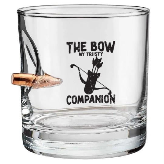 The bow, my trusty companion - Archery Bullet Whiskey Glasses