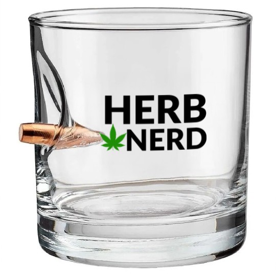 HERB NERD Bullet Whiskey Glasses