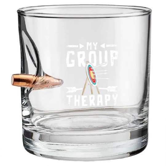My group therapy Archery Bullet Whiskey Glasses