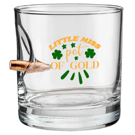 Little miss pot of gold Bullet Whiskey Glasses