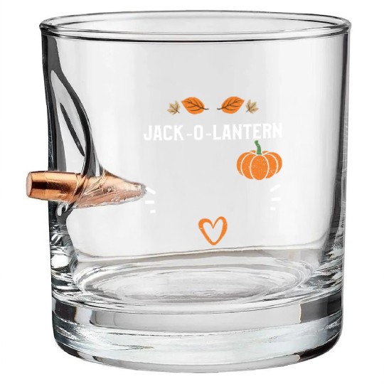 Jack-O-Lantern - Pumpkin Bullet Whiskey Glasses