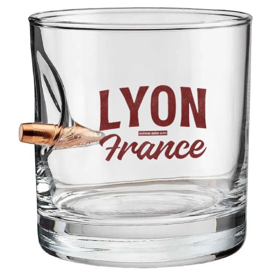 Vintage Lyon France Bullet Whiskey Glasses