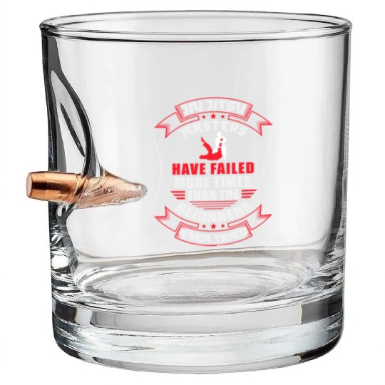 Brazilian Jiu Jitsu MMA Bjj Hugger Bullet Whiskey Glasses