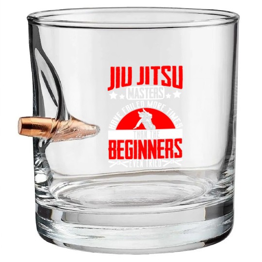 Brazilian Jiu Jitsu MMA Bjj Hugger Bullet Whiskey Glasses