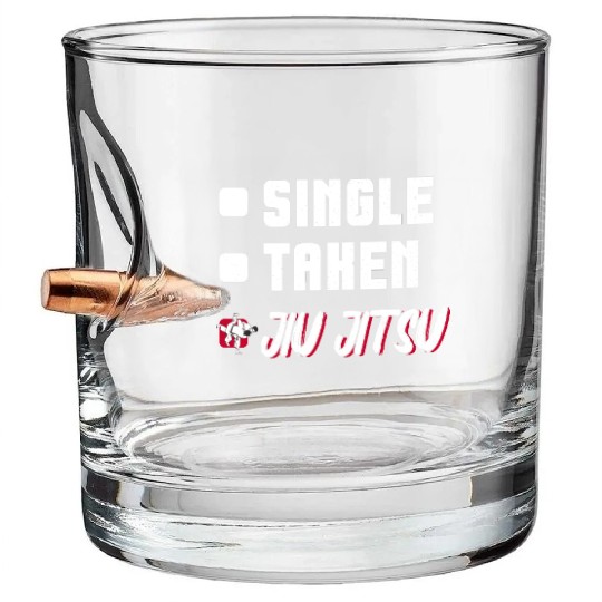 Brazilian Jiu Jitsu MMA Bjj Hugger Bullet Whiskey Glasses