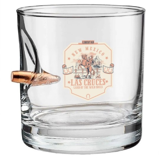 las cruces new mexico wild west town Bullet Whiskey Glasses