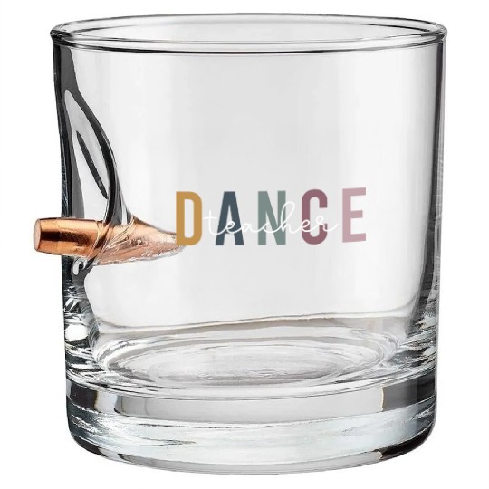 Dance Teacher Retro Bullet Whiskey Glasses Ballet Dance