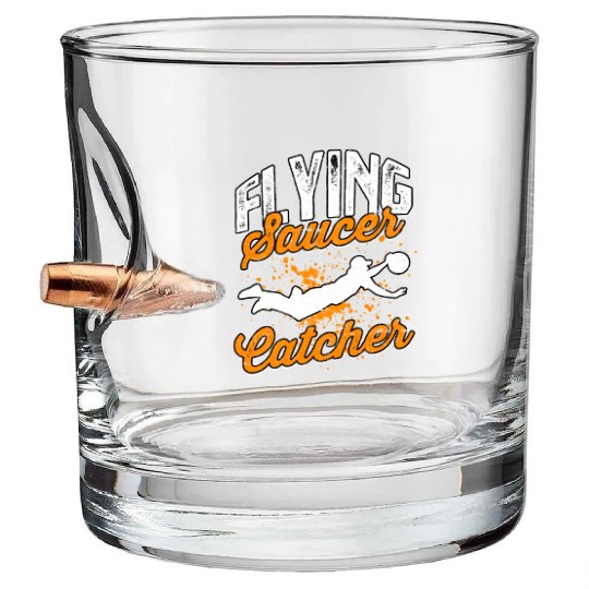 Ultimate Frisbee Importanter Disc Golf Ultimate Bullet Whiskey Glasses