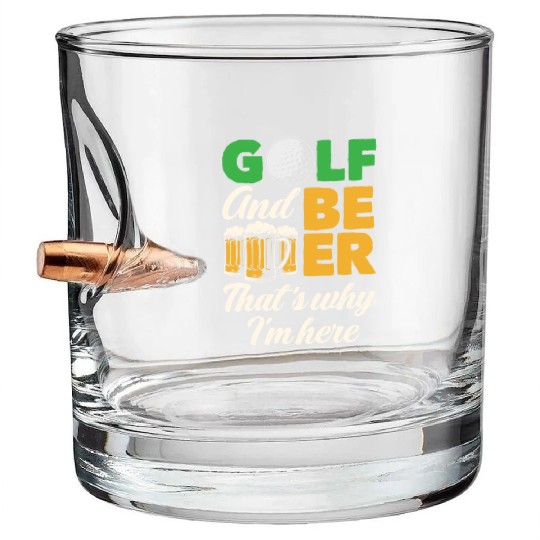 Golf Beer Bullet Whiskey Glasses