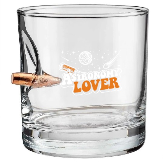 Astronomy Lover Cosmologist Astrophysicist Bullet Whiskey Glasses