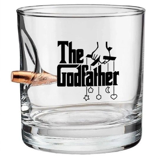 The Godfather Father's Day Bullet Whiskey Glasses