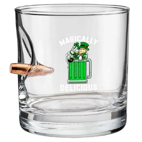 Magically Delicious idea St Patricks Day Drinking Bullet Whiskey Glasses