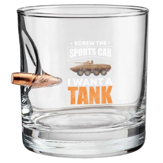 Leopard Combat Combat Vehicle Armed Forces Bullet Whiskey Glasses
