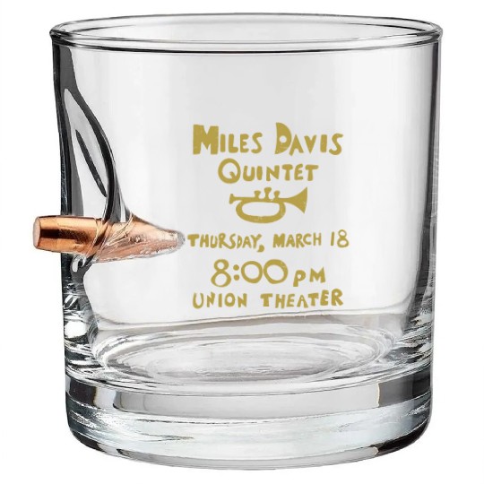 Miles Davis Quintet Bullet Whiskey Glasses