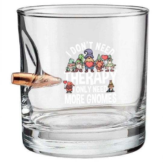 Gnomes Lover Gift Bullet Whiskey Glasses