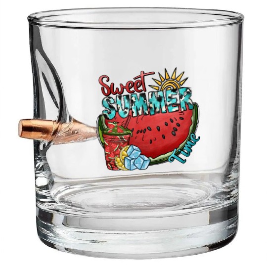 Sweet Summer Time Bullet Whiskey Glasses