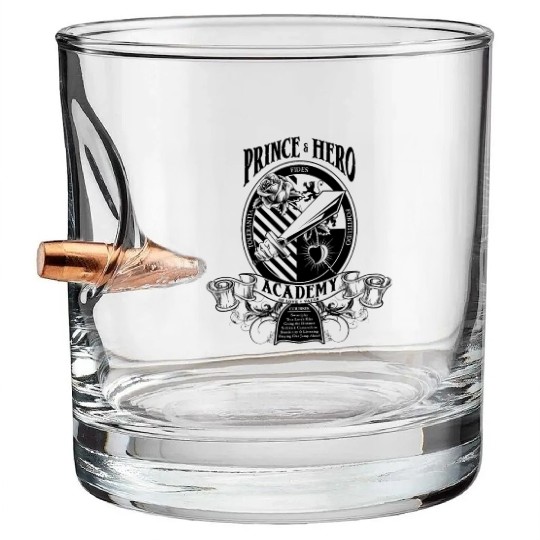 Prince & Hero Academy Bullet Whiskey Glasses