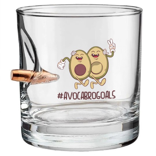 Sibling Big Brother Avocado Goals Hilarious Puns Bullet Whiskey Glasses