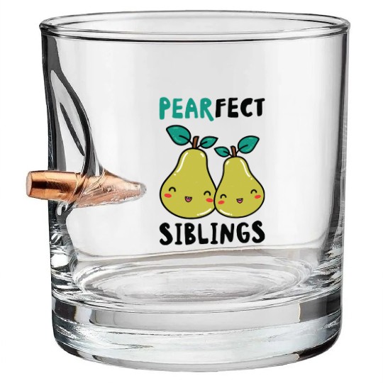 Siblings Pear Fruit Big Brother Sister Goals Bullet Whiskey Glasses