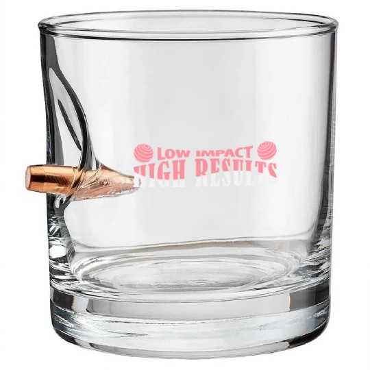 Gym Training Design for Low Impact Workout Bullet Whiskey Glasses