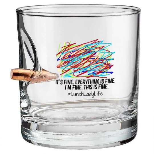 Twin Peaks Agent Cooper Sheriff Truman Photo Grap Bullet Whiskey Glasses