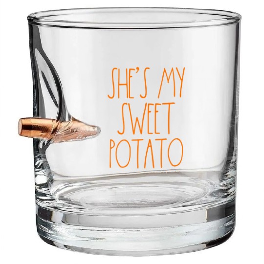 Shes My Sweet Potato Bullet Whiskey Glasses I Yam Matching Couples
