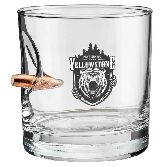 NATION YELLOW STONE Bullet Whiskey Glasses