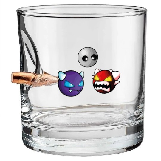geometry dash insane game Bullet Whiskey Glasses