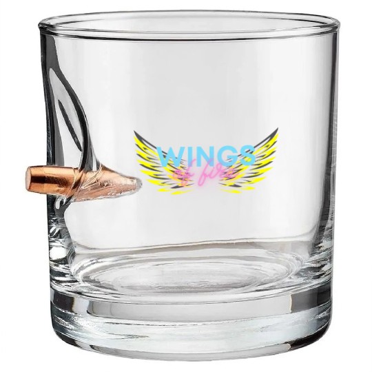 Wings of fire Bullet Whiskey Glasses