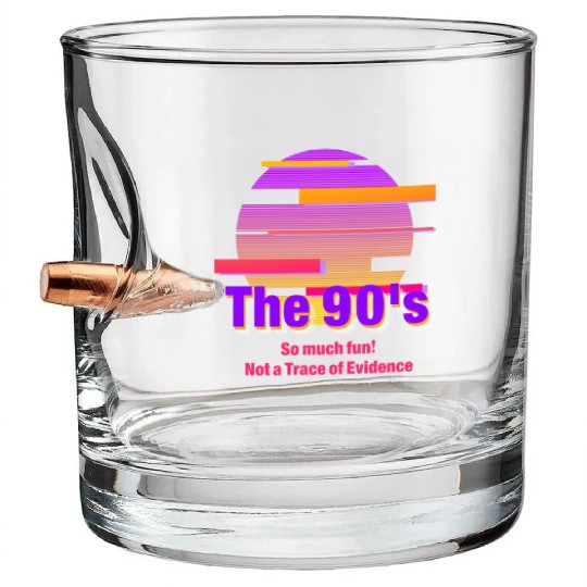 The Freedom of the 90's - So much fun! Bullet Whiskey Glasses
