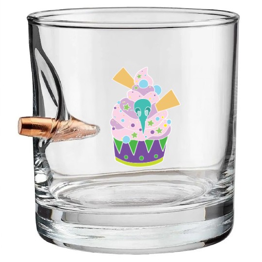 Cupcake Graveyard Bullet Whiskey Glasses