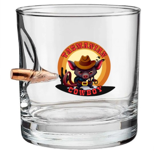 Tasmanian Cowboy Bullet Whiskey Glasses