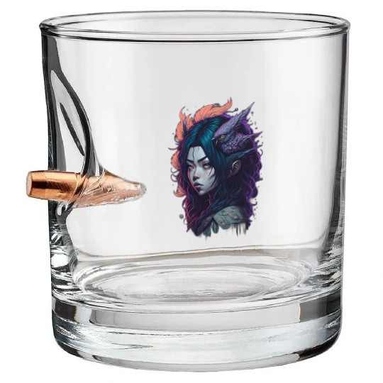japanese street cyberpunk tokyo streetwear Bullet Whiskey Glasses