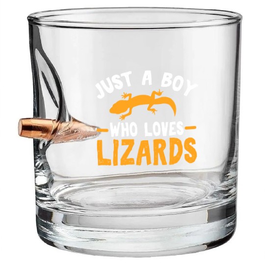 Lizard Lizard Lover Bullet Whiskey Glasses