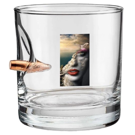 la femme et le nature Bullet Whiskey Glasses