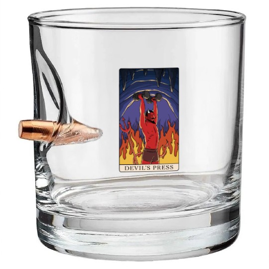 Tarot Devils Press Fitness Gym Bodybuilding Bullet Whiskey Glasses