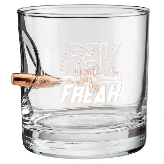 Drone Pilot Bullet Whiskey Glasses
