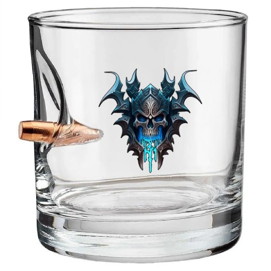 Death and Metal Bullet Whiskey Glasses